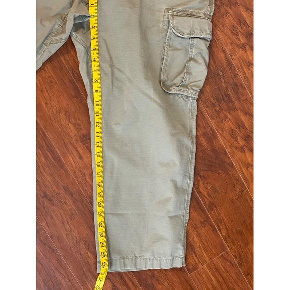 L.L. BEAN Men’s Natural Fit Cargo Pants Allagash Hiking 42 X 29 Light Grey - Picture 3 of 5